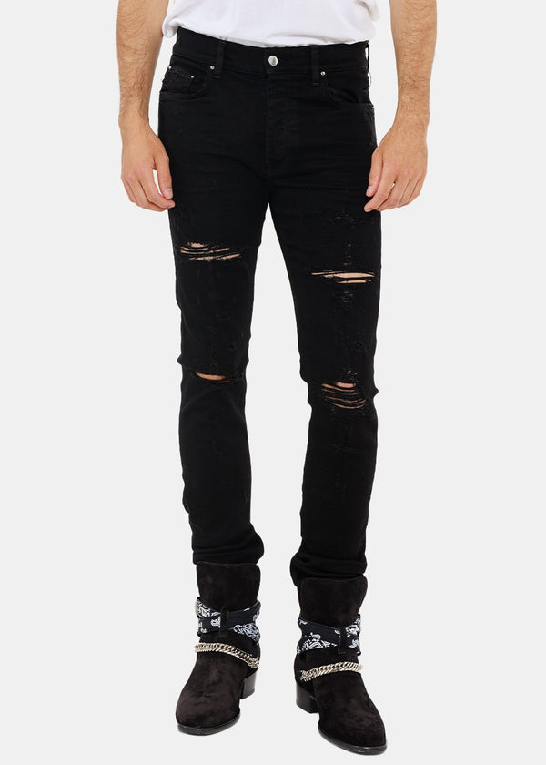 AMIRI Black Thrasher Plus Jeans - NOBLEMARS