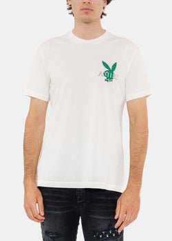 AMIRI White Playboy Cover Bunny Logo T-Shirt - NOBLEMARS
