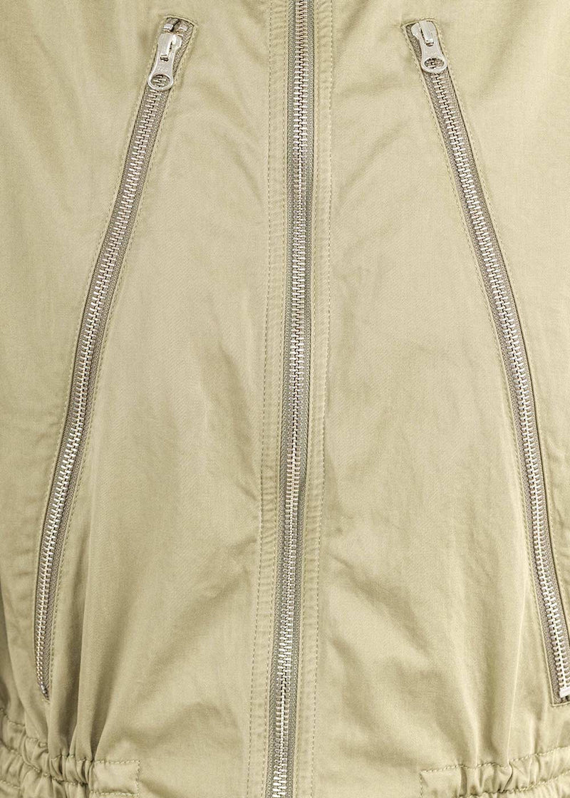 MM6 Maison Margiela Khaki Zip-Up Jumpsuit - NOBLEMARS