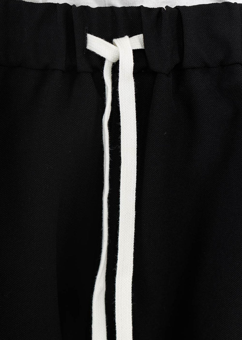 MM6 Maison Margiela Black Drawstring Pants - NOBLEMARS