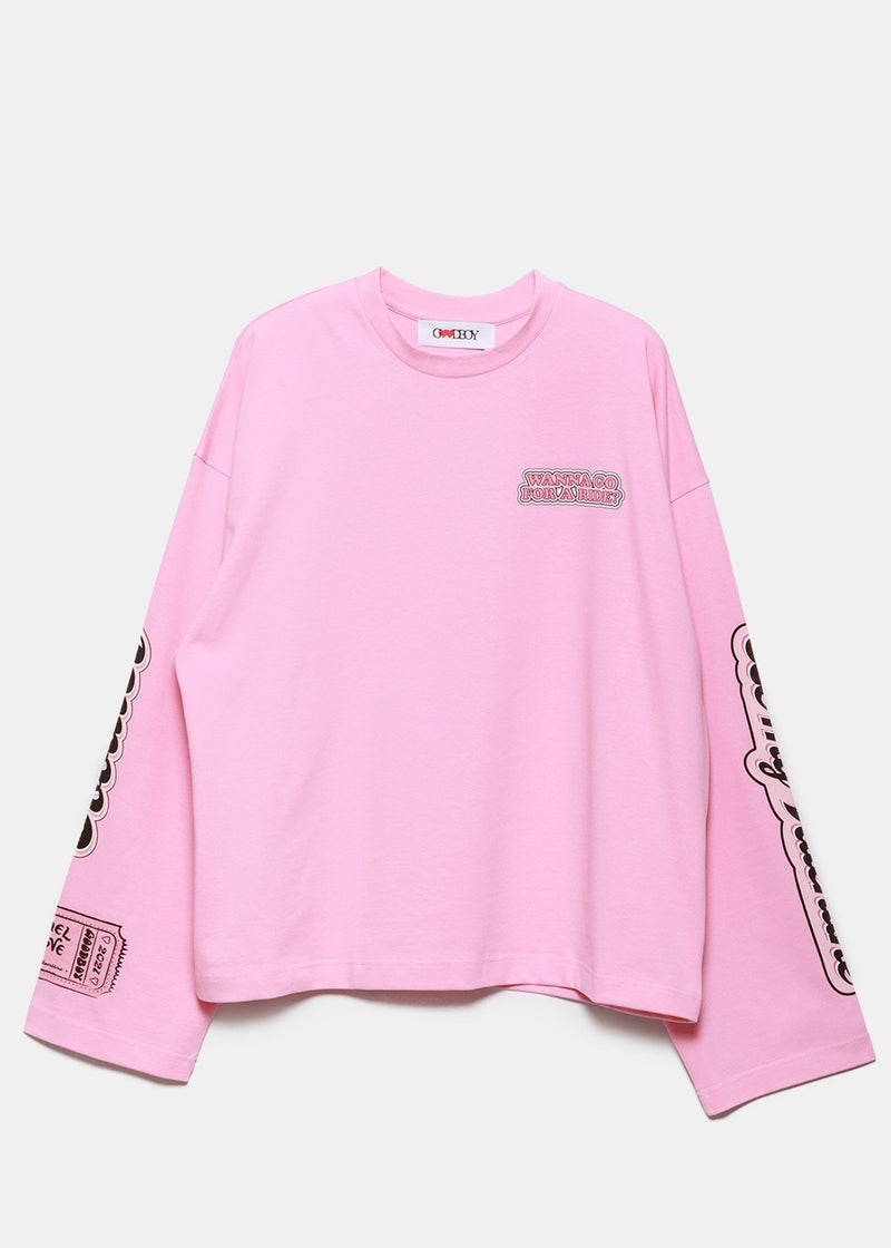 XOXOGOODBOY Pink Graphic Print T-Shirt - NOBLEMARS
