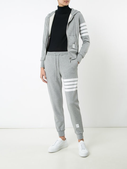THOM BROWNE WOMENS CLASSIC SWEATPANTS IN CLASSIC LOOP WITH ENGINEERED 4 BAR