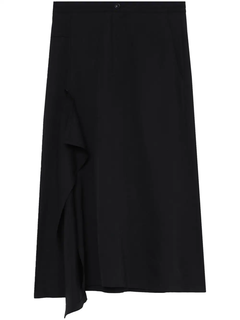 Y'S WOMEN Y-RIGHT SIDE FLARE SKIRT - NOBLEMARS
