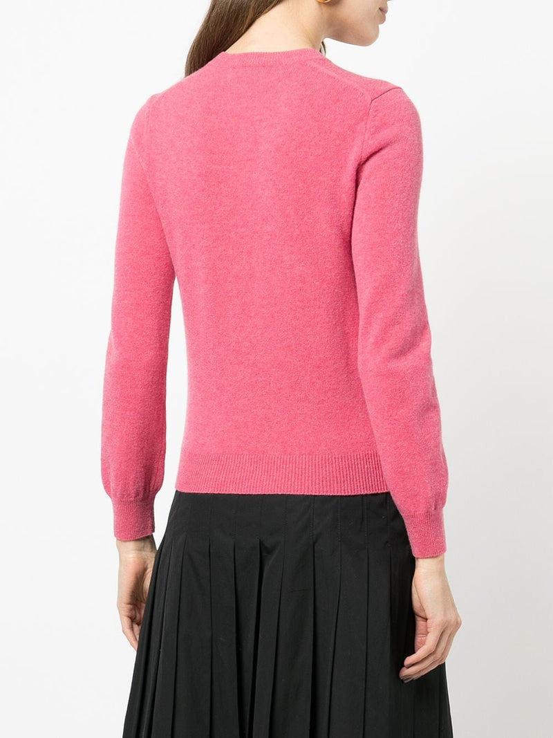 COMME DES GARCONS PLAY WOMEN SMALL HEART CARDIGAN