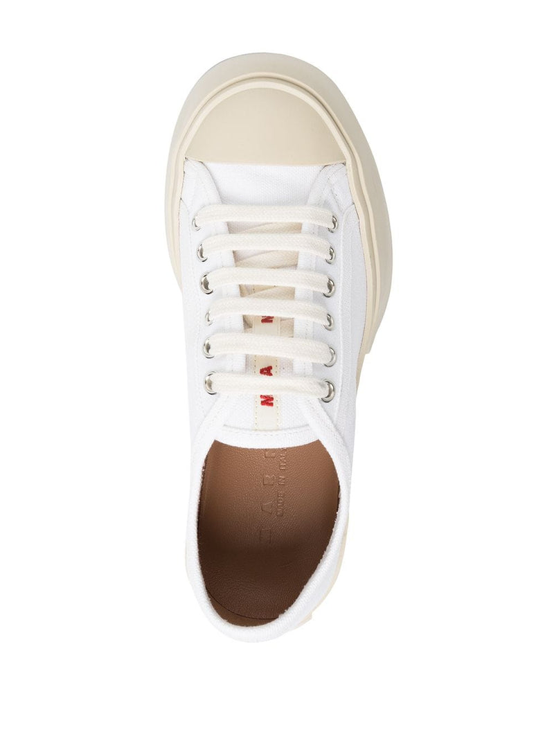 MARNI WOMEN LACE UP PABLO CANVAS SNEAKERS