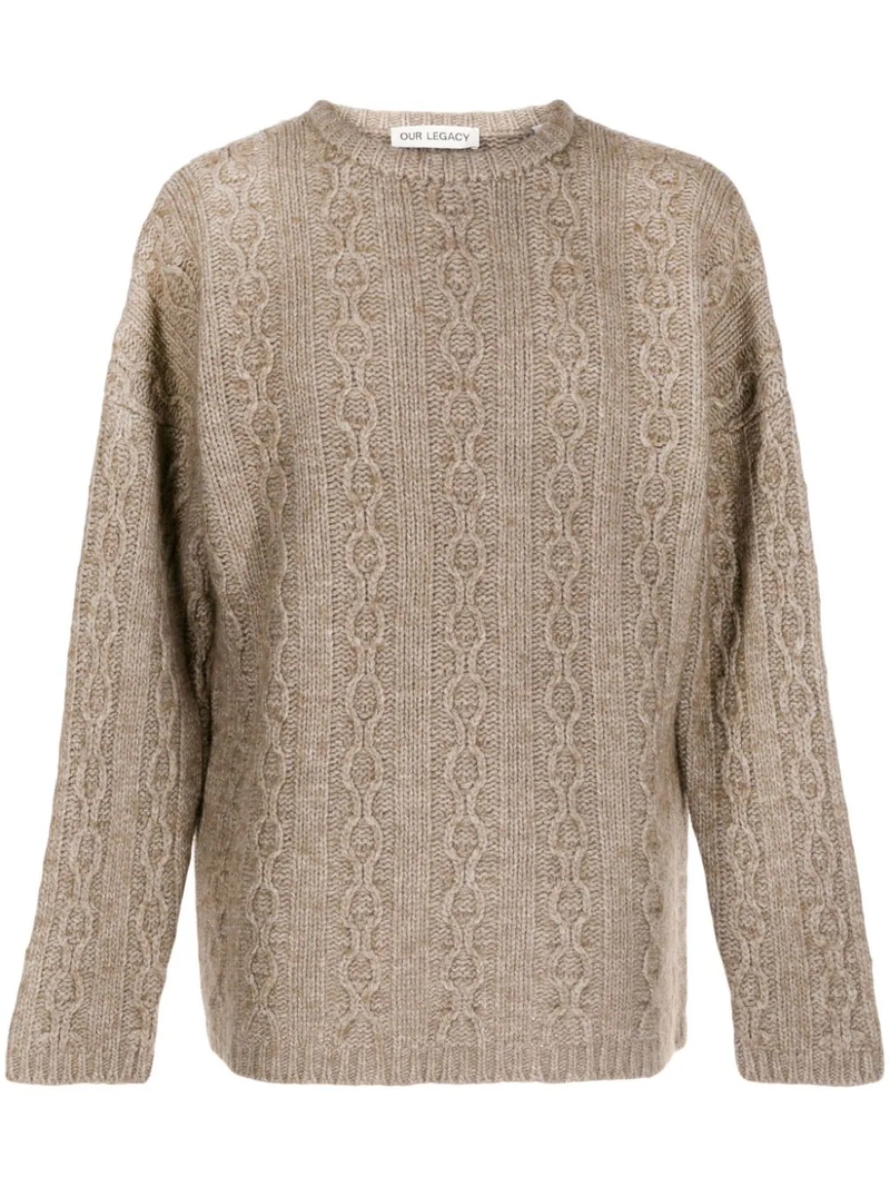 OUR LEGACY MEN POPOVER ROUNDNECK SWEATER - Noblemars