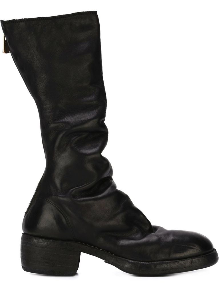 GUIDI 789Z BLKT Tall Back-zip Boots