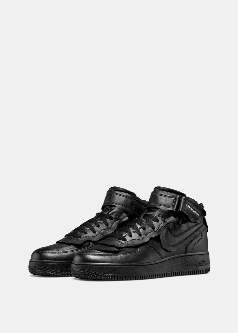 Comme des Garçons Homme Plus Black Nike Edition Air Force 1 Sneakers - NOBLEMARS