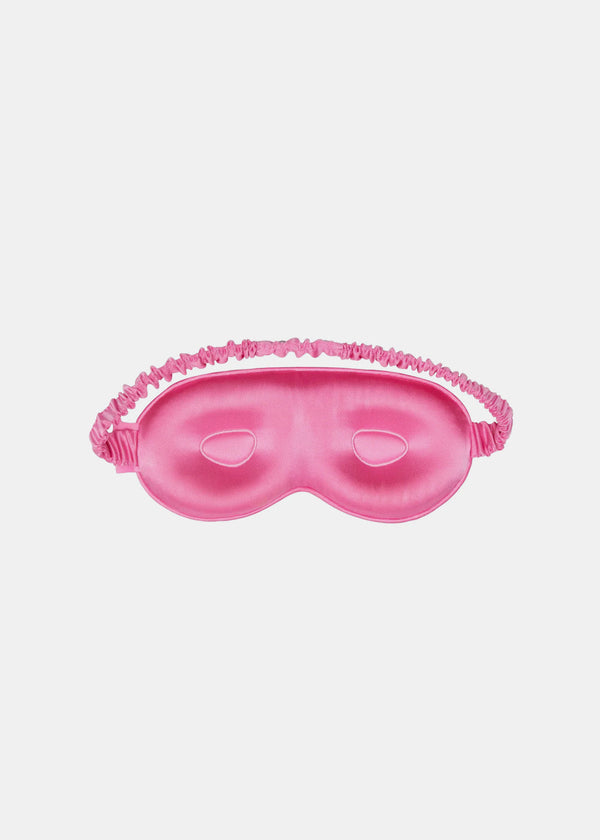 TEAM WANG Pink Stay For The Night Silk Sleep Mask - NOBLEMARS