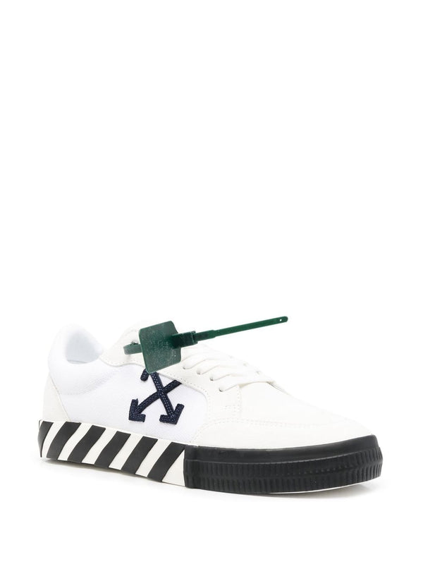 OFF-WHITE MEN LOW VULCANIZED CANVAS/SUEDE