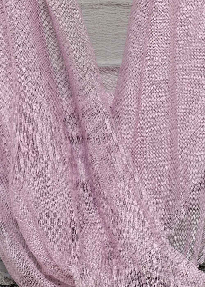 Marc Le Bihan Violet Silk Tulle T-Shirt - NOBLEMARS