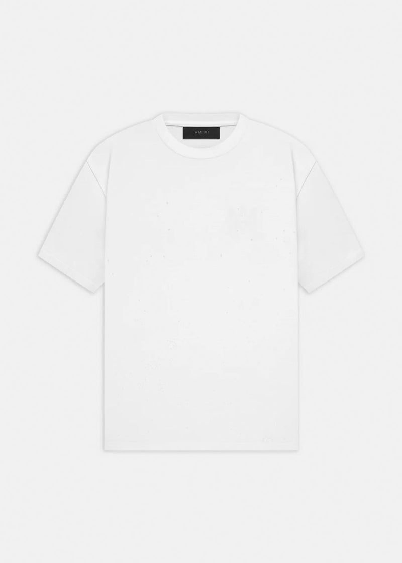 AMIRI White MA Logo Shotgun T-Shirt - NOBLEMARS