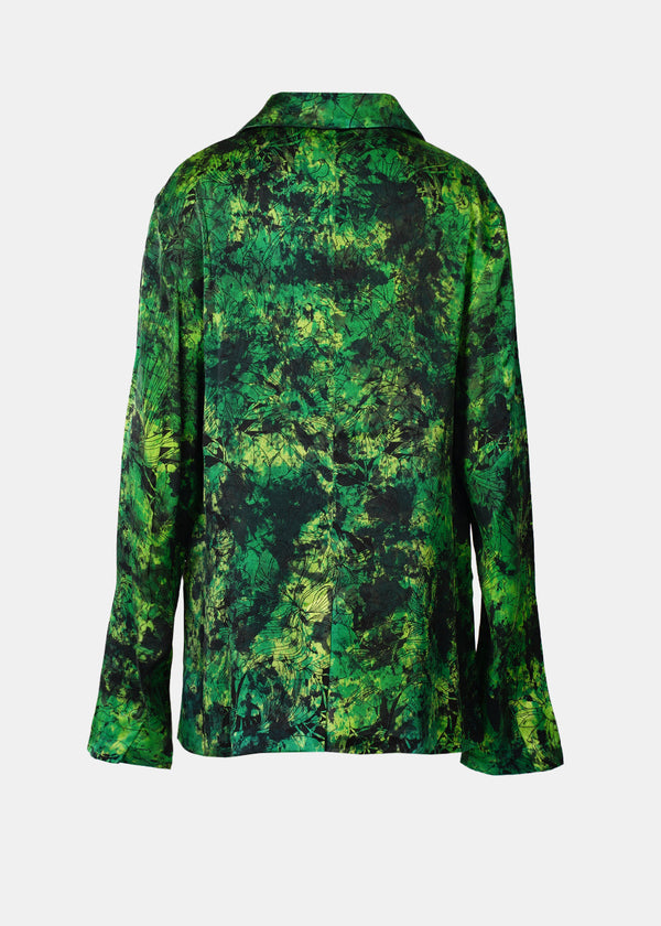 Avant Toi Three Colors Camouflage Jacket In B&M Peonies Silk - NOBLEMARS