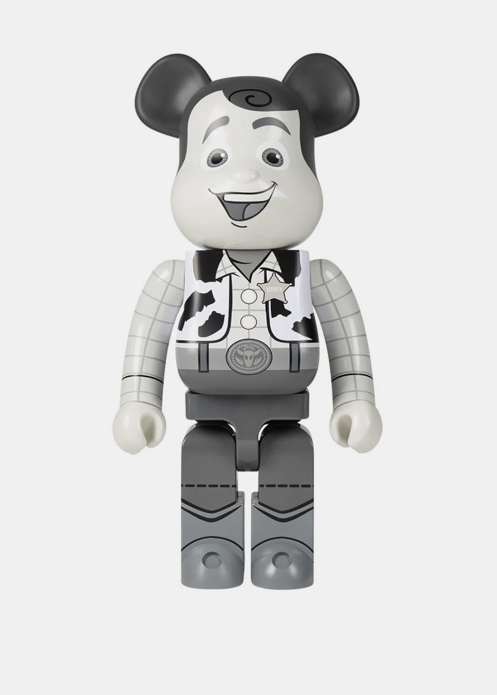 Medicom Toy Be@rbrick Disney Woody B&W Ver. - 1000% - NOBLEMARS