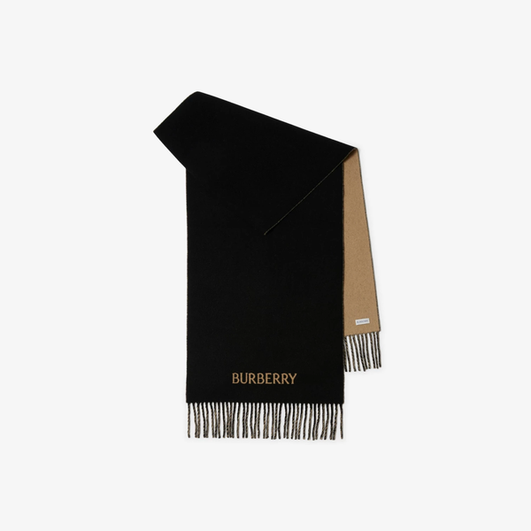 BURBERRY CASHMERE REVERSIBLE SCARF - NOBLEMARS