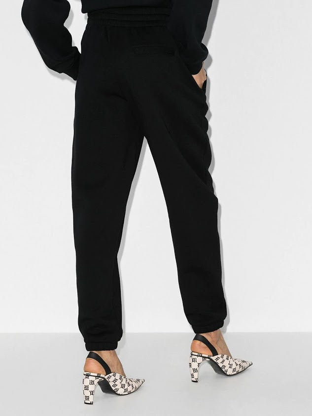 T BY ALEXANDER WANG WOMEN FOUNDATION TERRY CLASSIC SWEATPANT WITH PUFF PAINT LOGO - NOBLEMARS