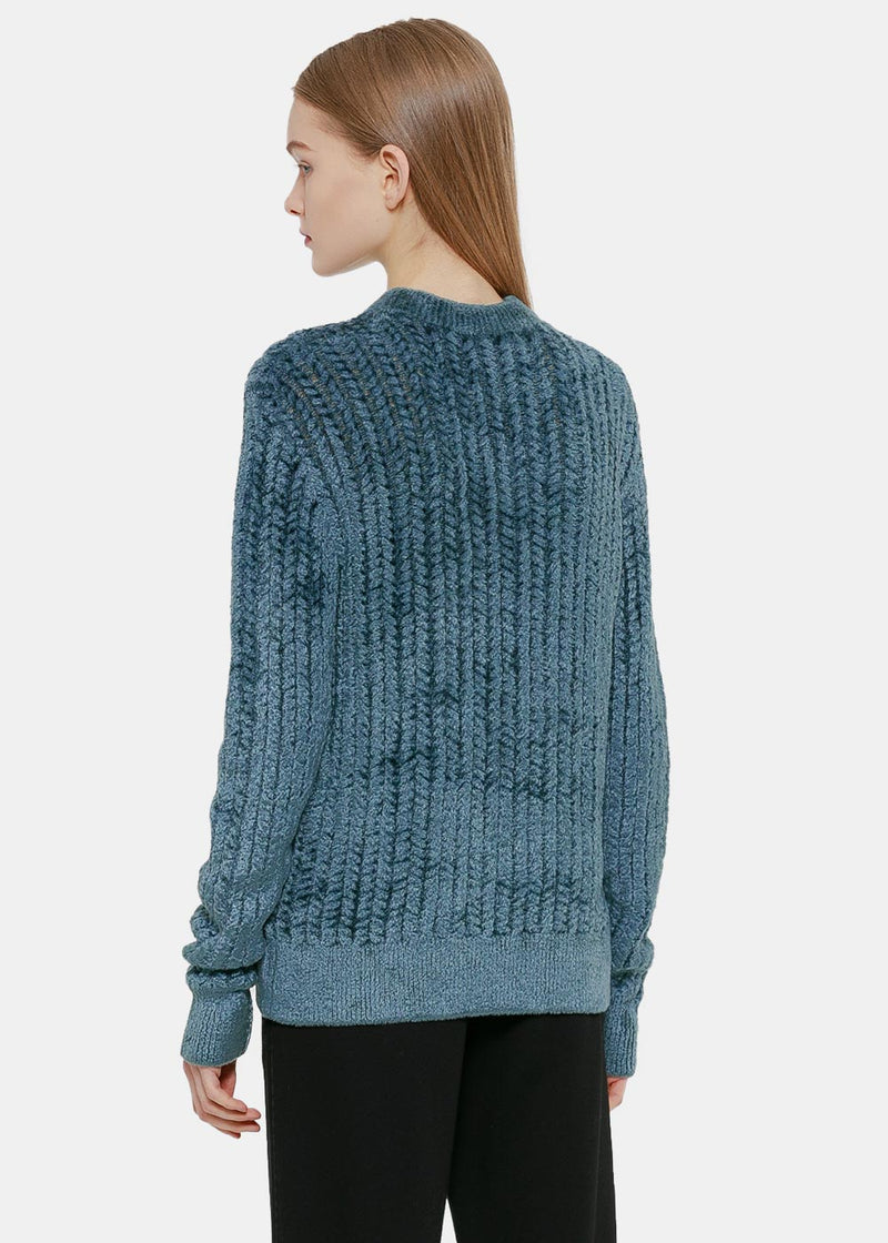 IDISM Blue Knit Sweater - NOBLEMARS