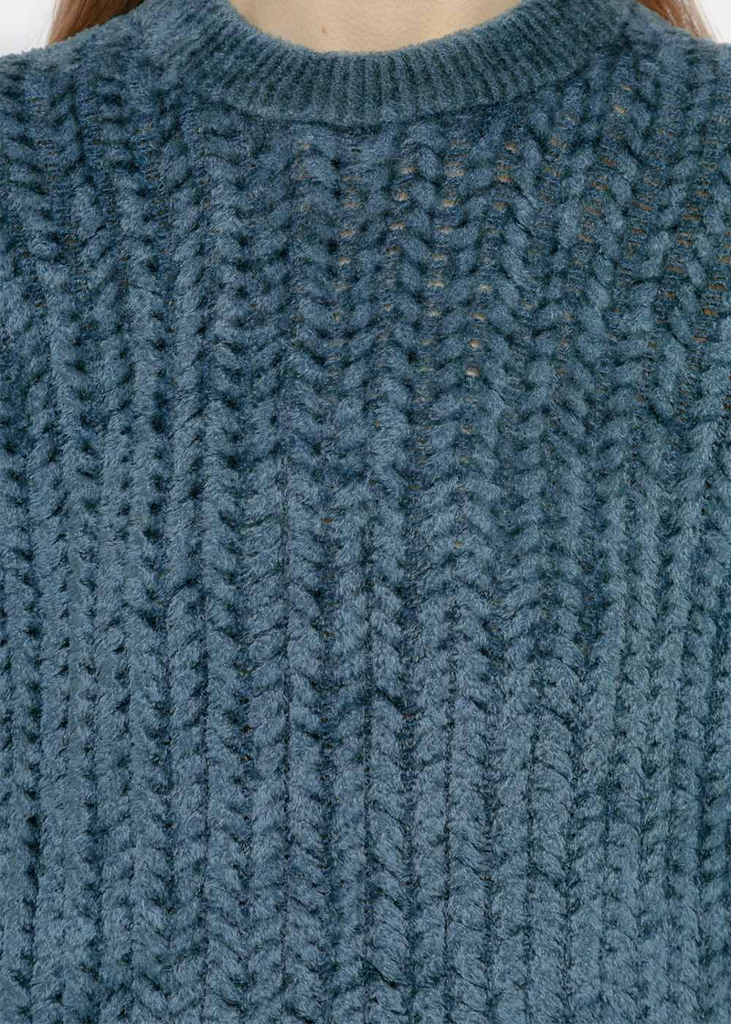 IDISM Blue Knit Sweater - NOBLEMARS