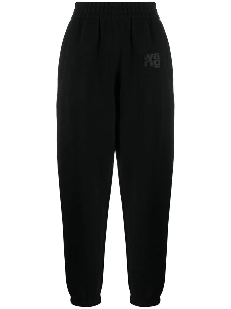 T BY ALEXANDER WANG WOMEN PUFF LOGO SWEATPANT IN STRUCTURED TERRY