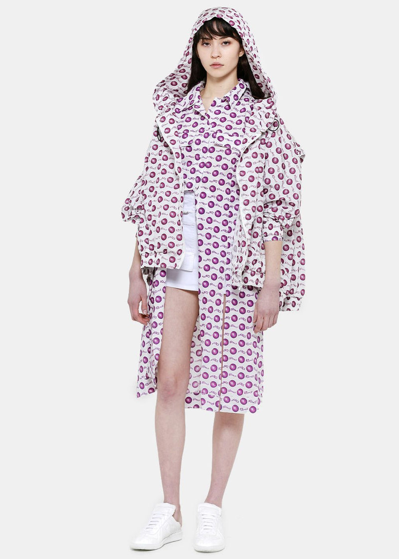 Laurence & Chico White Printed Long Shirt - NOBLEMARS