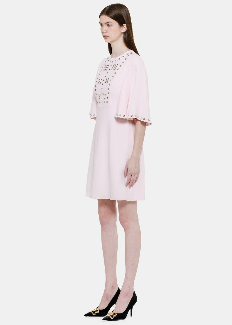Andrew Gn Pink Grommet Dress - NOBLEMARS