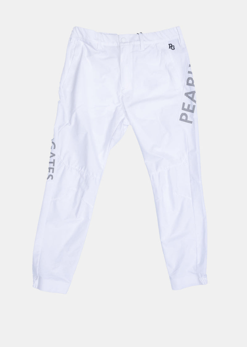 Pearly Gates White Stretch 5 Pocket Pants - NOBLEMARS