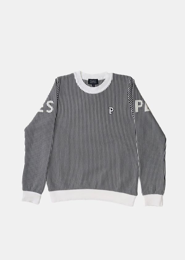 Pearly Gates Gray Crewneck Knit Pullover - NOBLEMARS