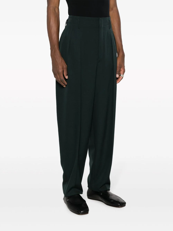 LEMAIRE MEN PLEATED TAPPERED PANTS - NOBLEMARS