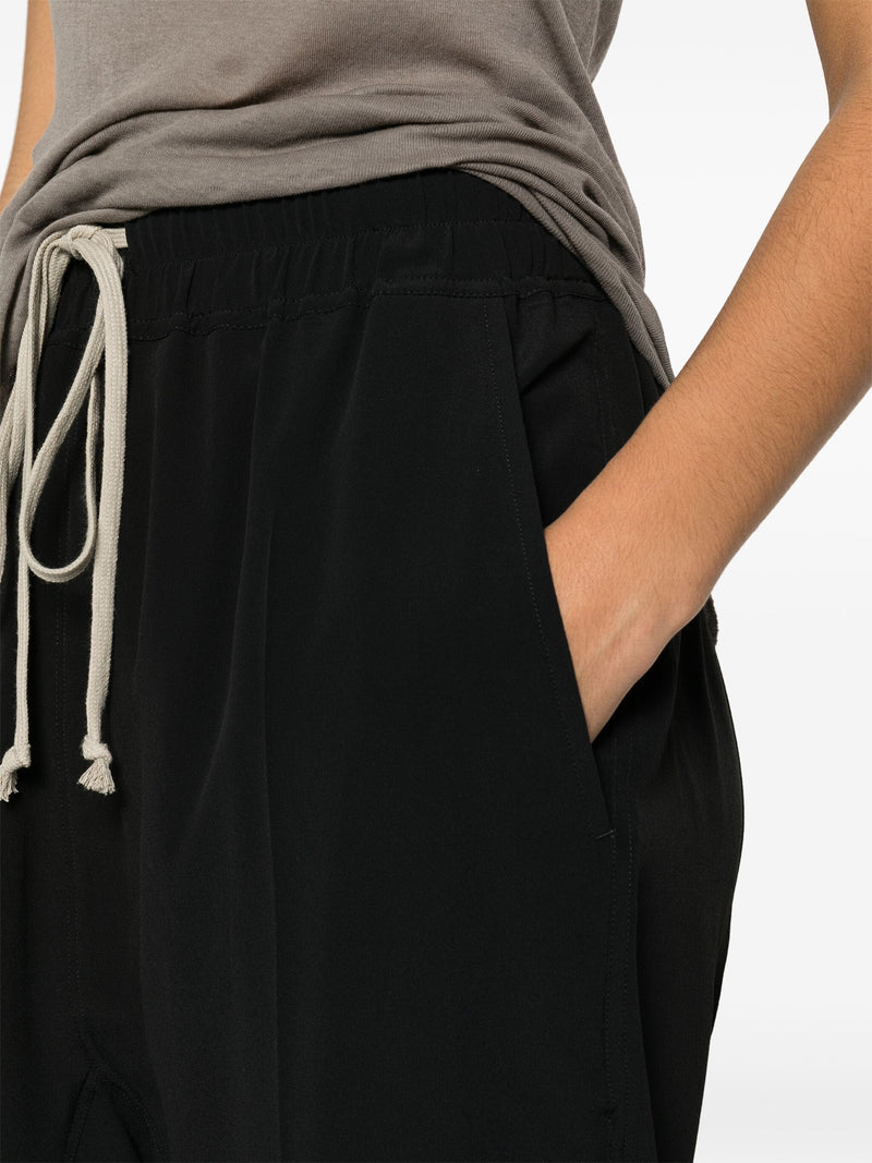 RICK OWENS Women Drawstring Cropped Pants - NOBLEMARS