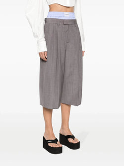 ALEXANDER WANG WOMEN TAILORED CULOTTE WITH EXPOSED BOXER - NOBLEMARS