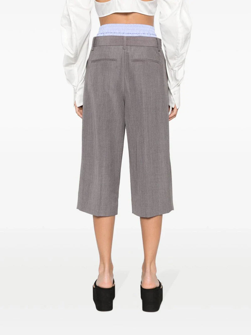 ALEXANDER WANG WOMEN TAILORED CULOTTE WITH EXPOSED BOXER - NOBLEMARS