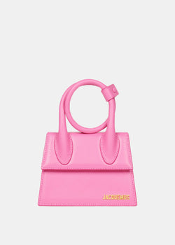 Jacquemus Pink 'Le Chiquito Noeud' Coiled Bag - NOBLEMARS