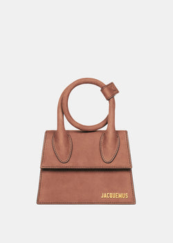 Jacquemus Brown 'Le Chiquito Noeud' Coiled Bag - NOBLEMARS