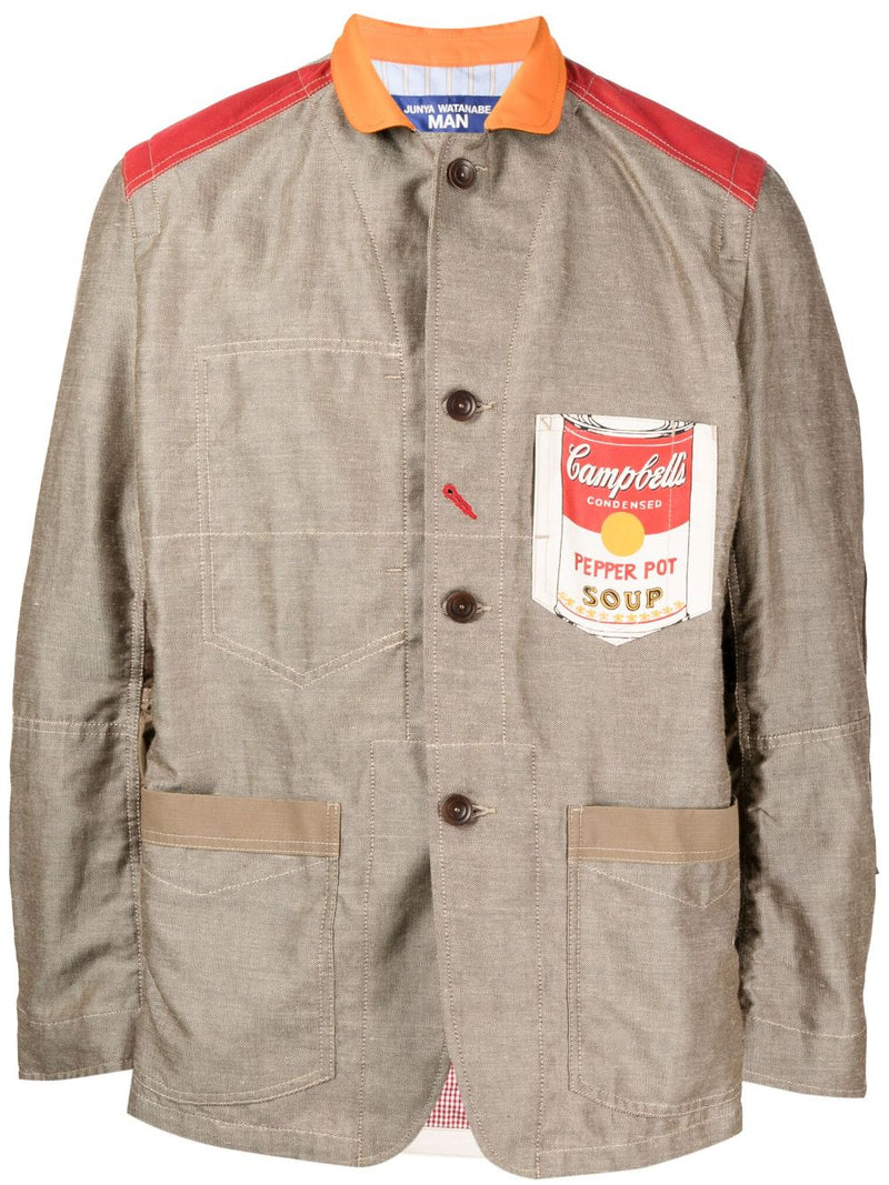 JUNYA WATANABE MEN ANDY WARHOL PATCH JACKET - NOBLEMARS