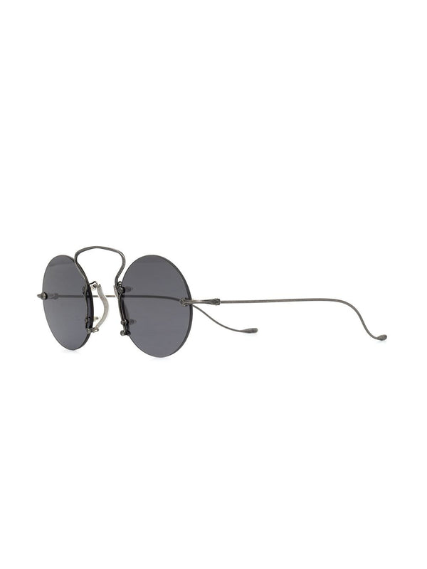 RIGARDS VINTAGE BLACK SUNGLASSES WITH DARK GRAY LENS
