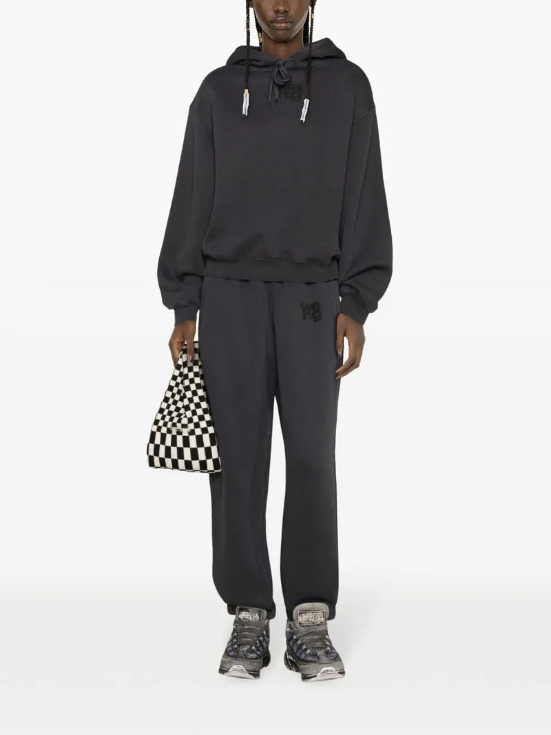 T BY ALEXANDER WANG Women Puff Paint Logo Essential Terry Classic Sweatpant - NOBLEMARS