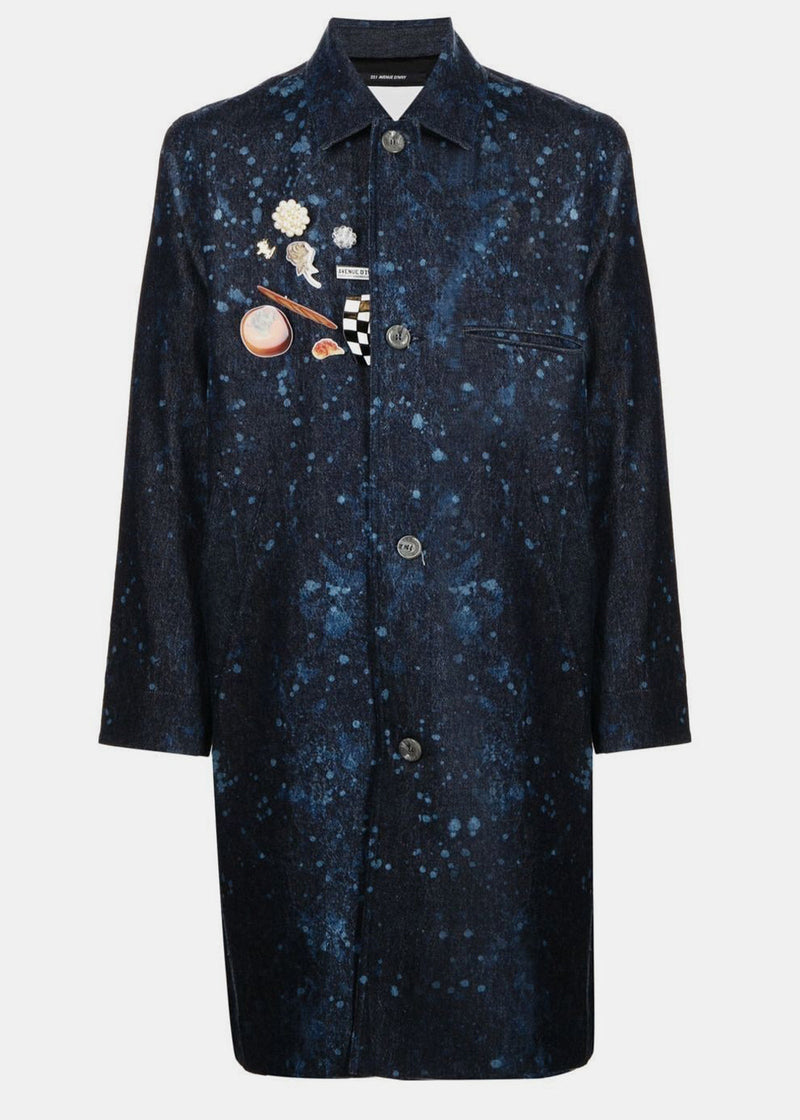 Song for the Mute Indigo Coach Coat - NOBLEMARS