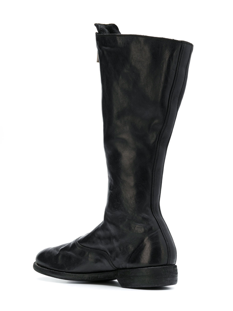 GUIDI WOMEN 410 TALL FRONT ZIP MILITARY BOOT - NOBLEMARS