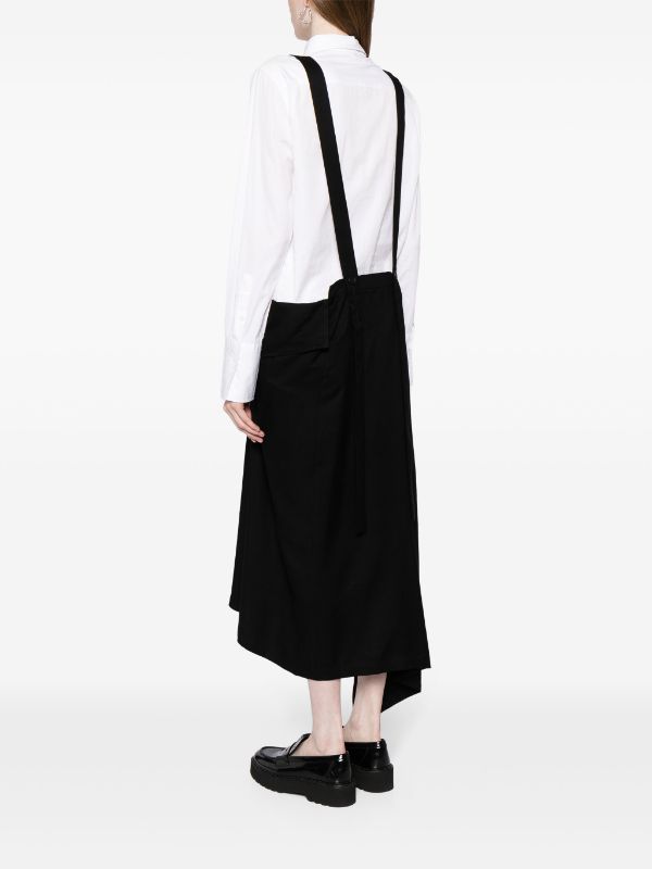 YOHJI YAMAMOTO REGULATION Women R-suspender Skirt - NOBLEMARS