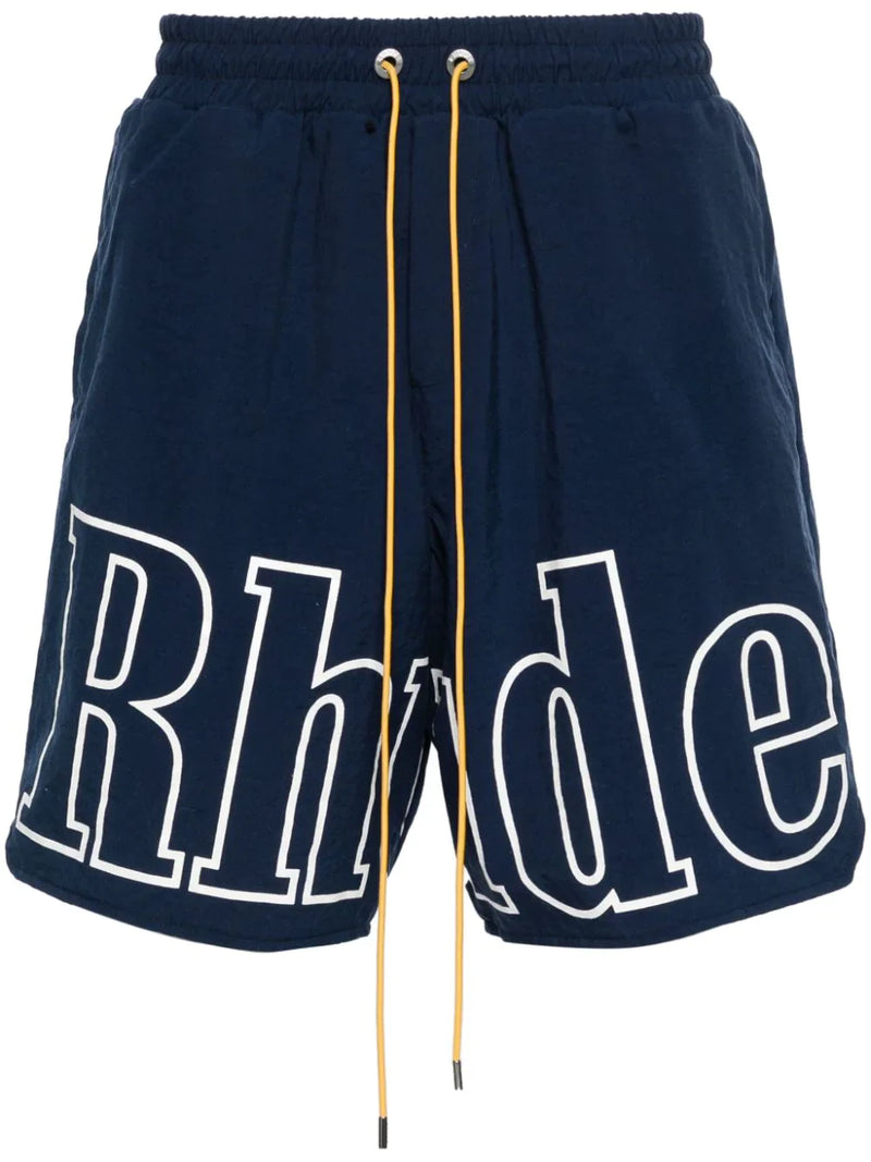 RHUDE Men Logo Track Shorts - NOBLEMARS