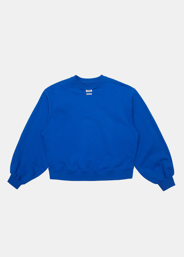ADER ERROR Blue Langle Sweatshirt - NOBLEMARS