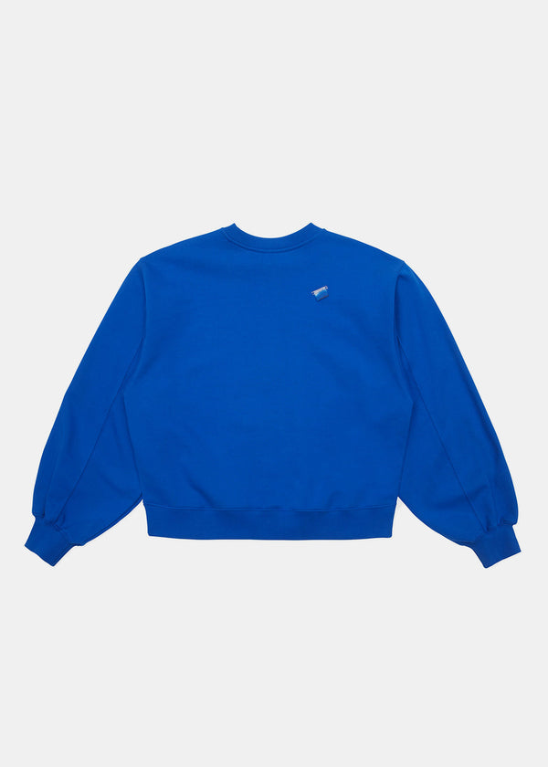 ADER ERROR Blue Langle Sweatshirt - NOBLEMARS