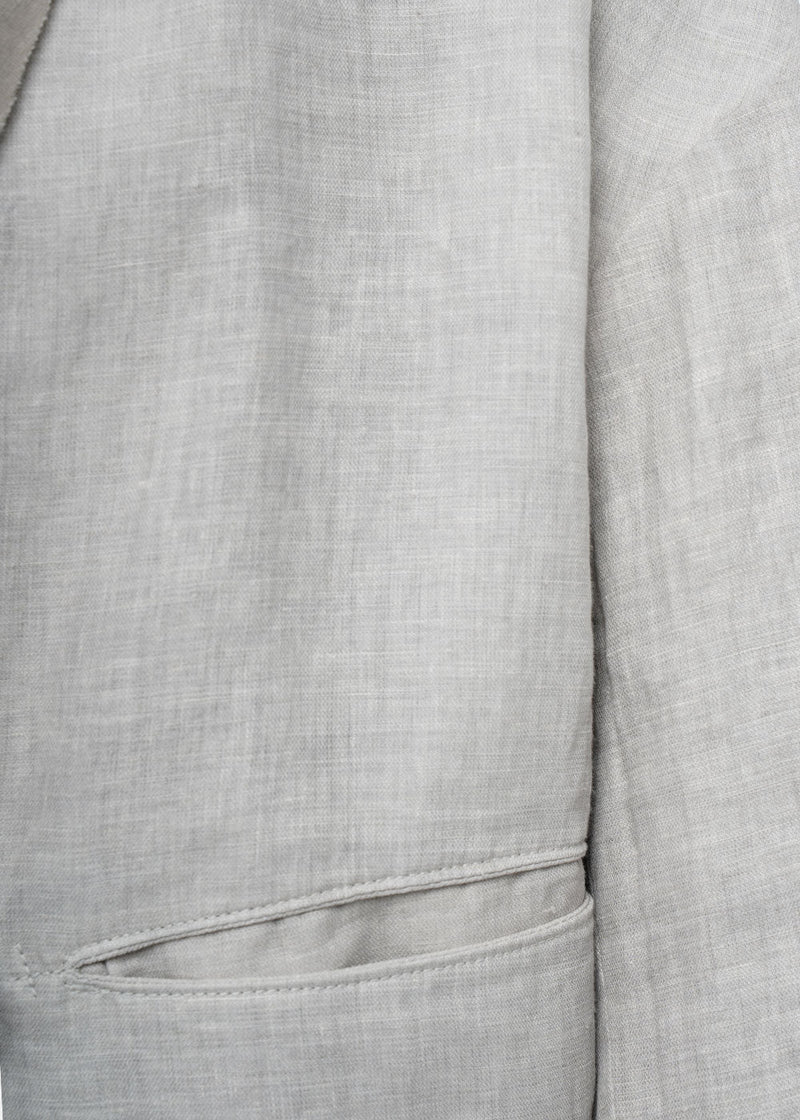 Ziggy Chen Off-white Double Breasted Kimono Jacket - NOBLEMARS