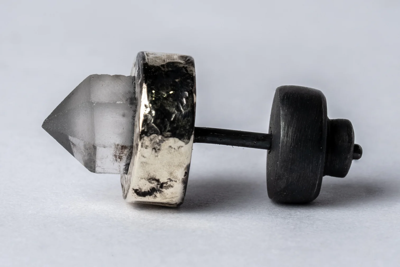 PARTS OF FOUR STUD EARRING (FUSE, 9MM, HERKIMER SPIKE, KA10KW+HER) - NOBLEMARS