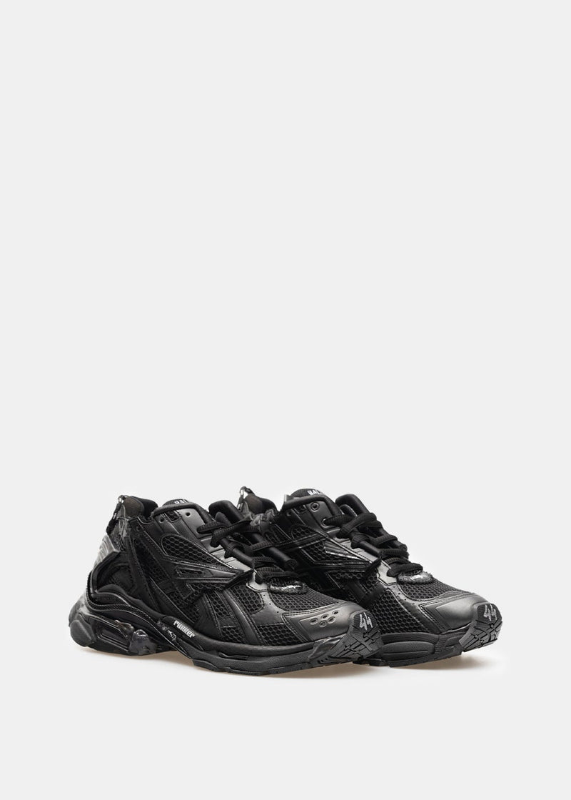 Balenciaga Black Runner Sneakers - NOBLEMARS