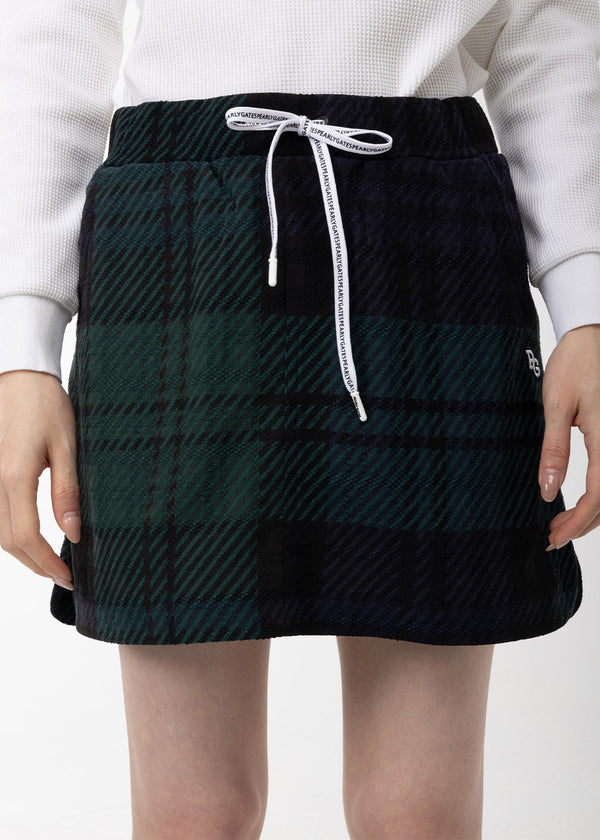 PEARLY GATES Green Jacquard Skirt - NOBLEMARS