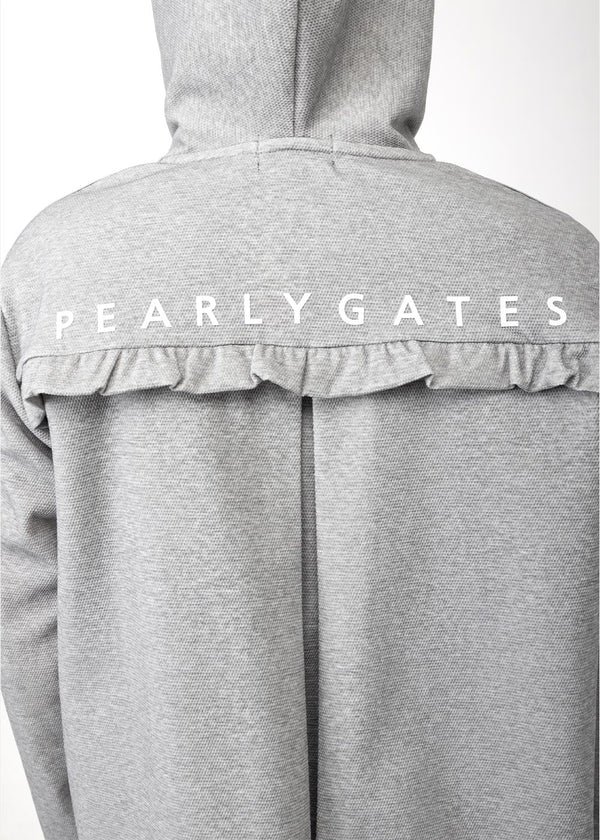 PEARLY GATES Gray 2 Way Full Zip Hoodie Jacket - NOBLEMARS
