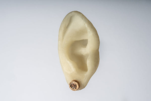 Parts Of Four Stud Earring (0.2 Ct, Diamond Slab, Ama+Dia)