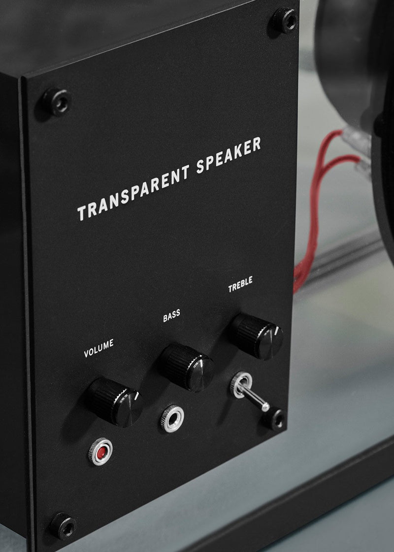 Transparent Sound Transparent Speaker - Black - NOBLEMARS