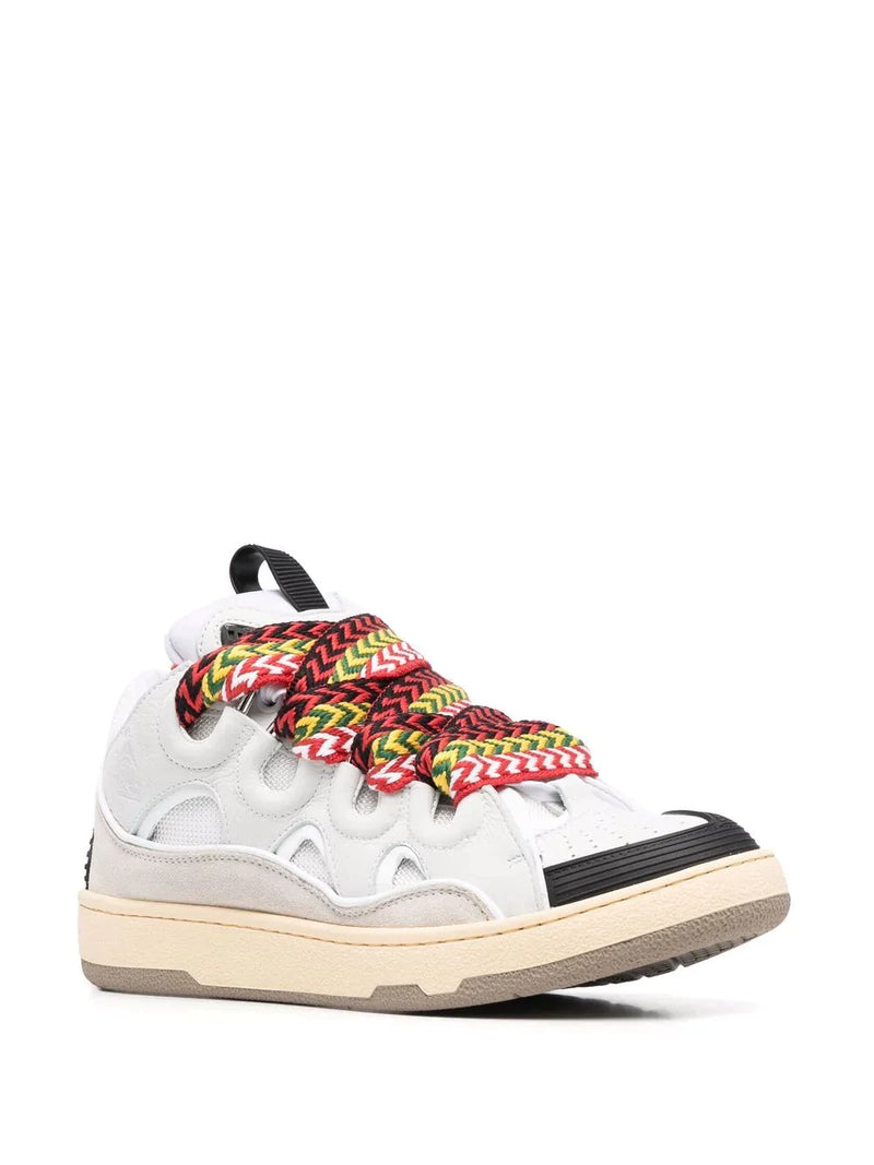 LANVIN WOMEN LEATHER CURB SNEAKERS